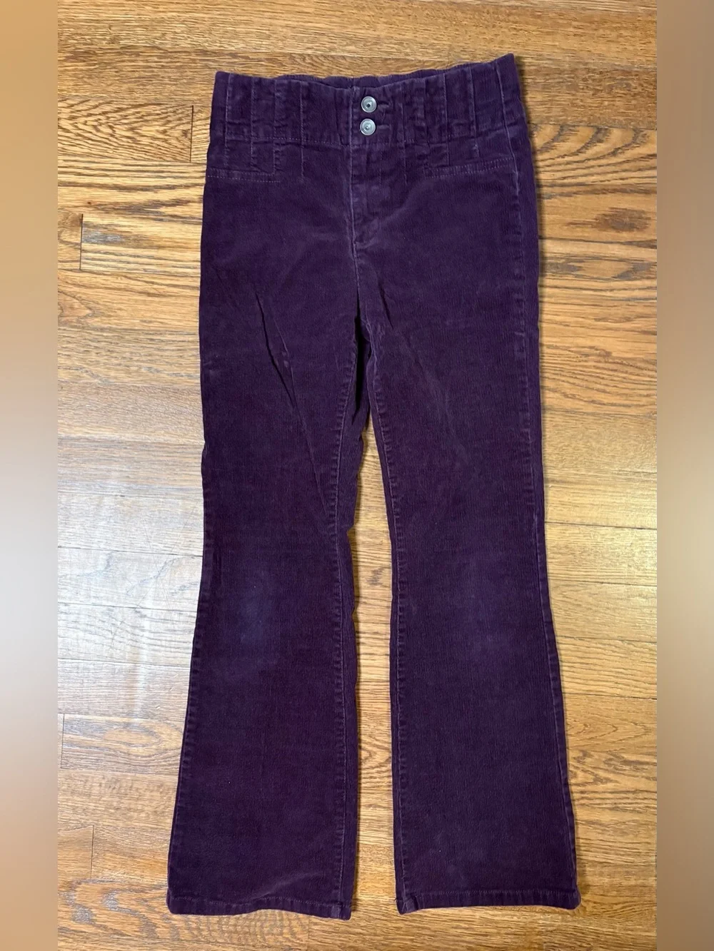 Children’s Place Purple Corduroy Pants and Top Set Size 10 - Picture 3 of 5